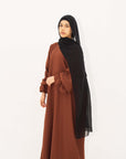 Hazelnut Marie Sleeve Abaya