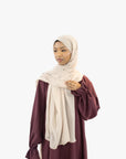 Grape Purple Poet Sleeve Abaya