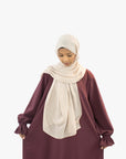 Grape Purple Poet Sleeve Abaya