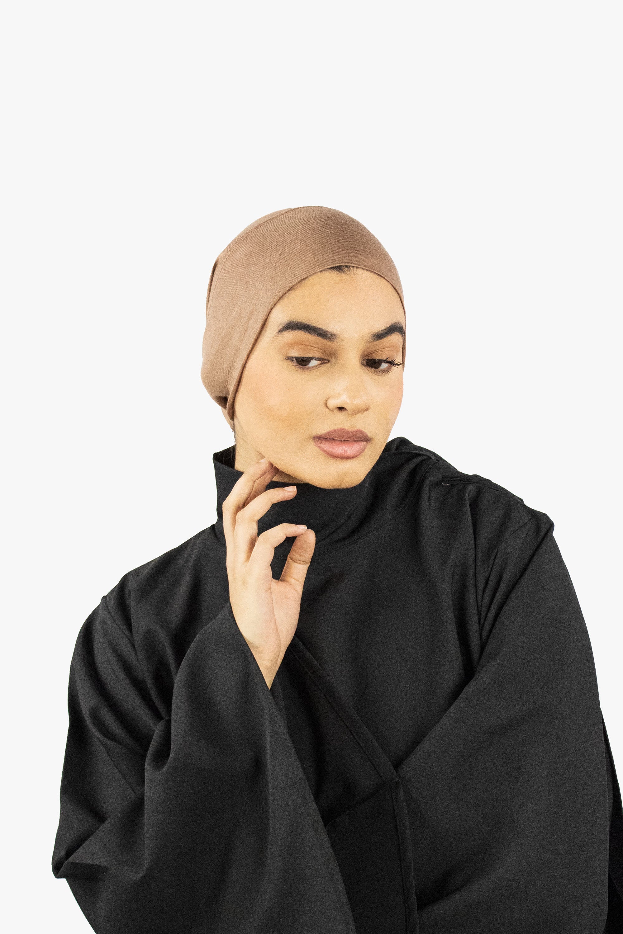 Premium Emirati Jersey Hijab Cap