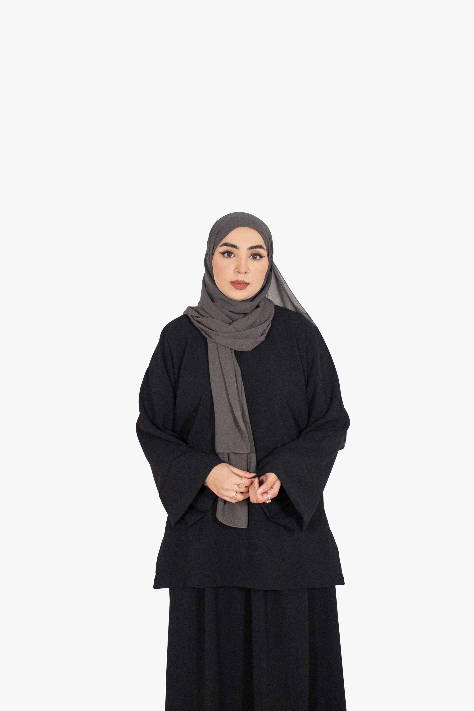 Black Two-Piece Abaya