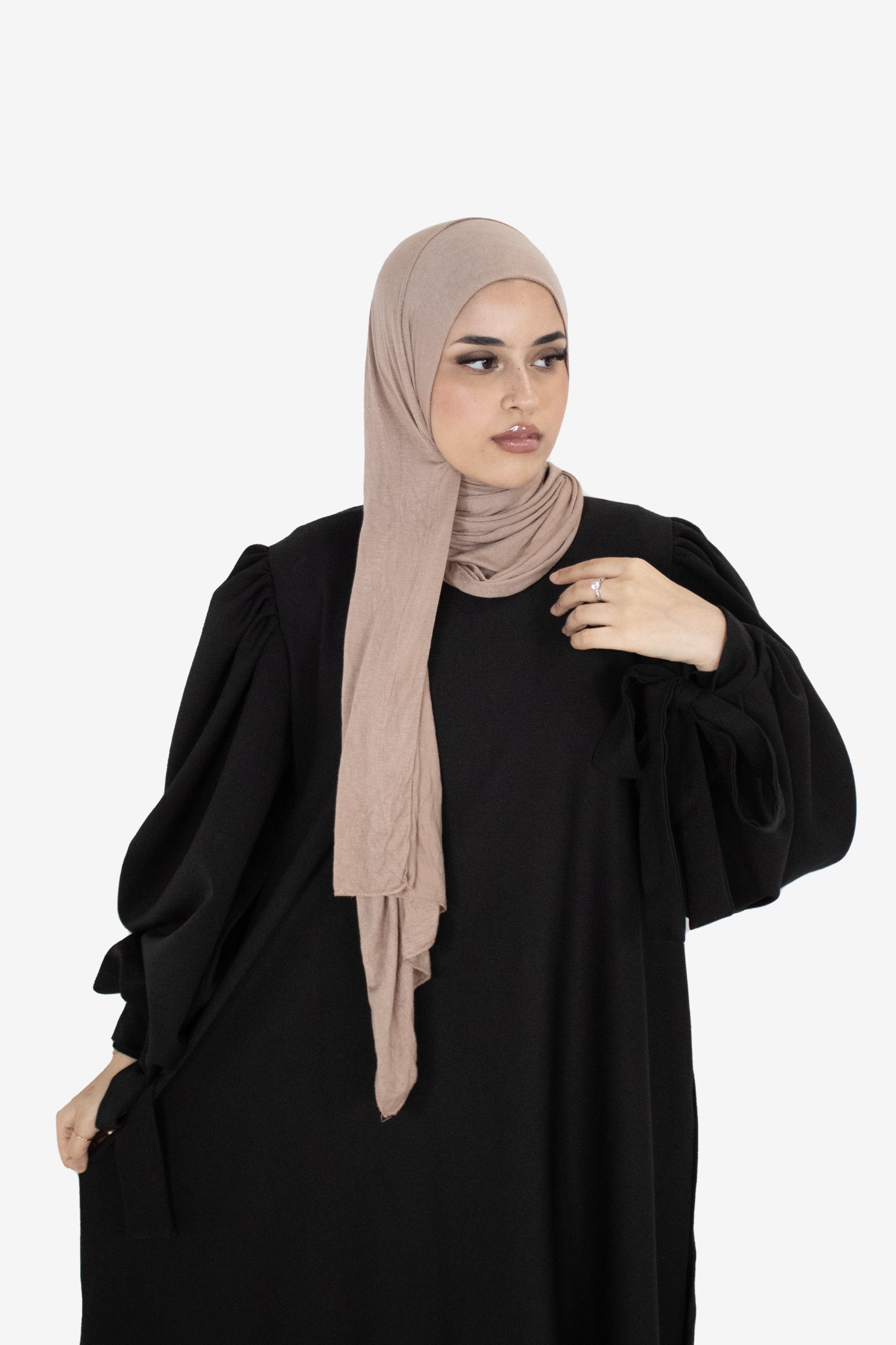 Black Balloon Sleeve Abaya – Jawda Islamic Store