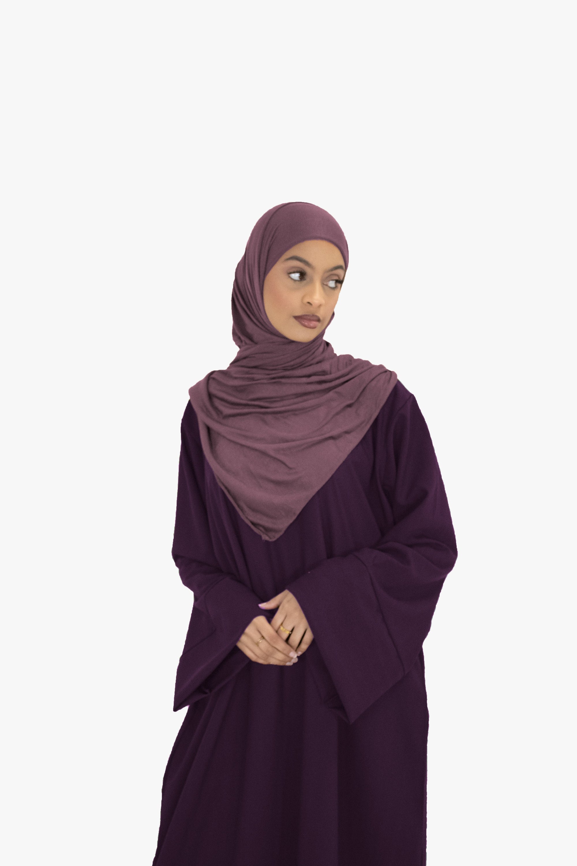 Plum Kimono Abaya