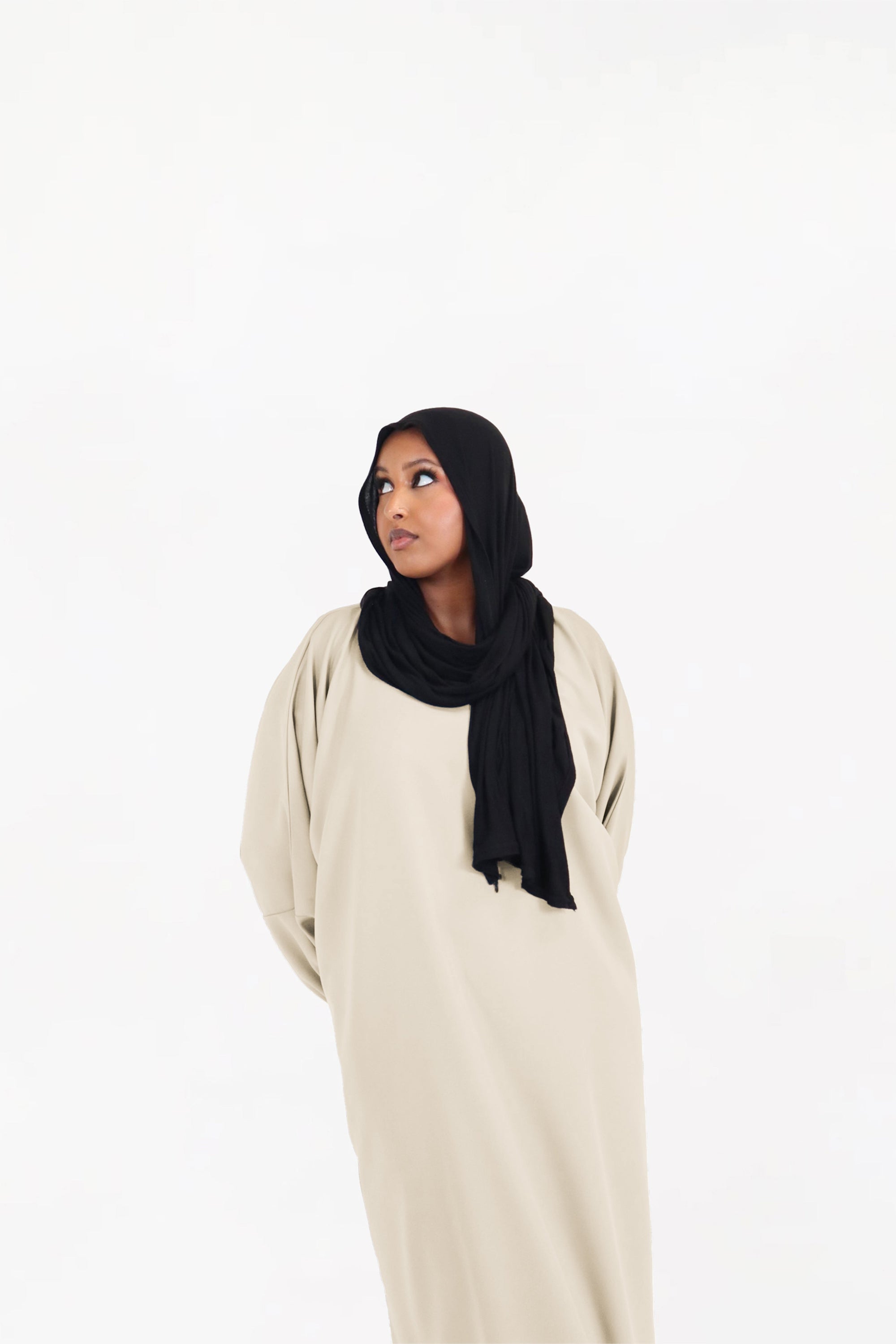 Sandstone Batwing Abaya